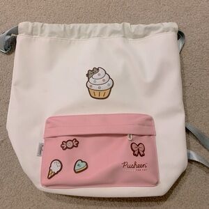 pusheen drawstring bookbag